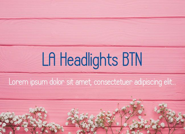 LA Headlights BTN example